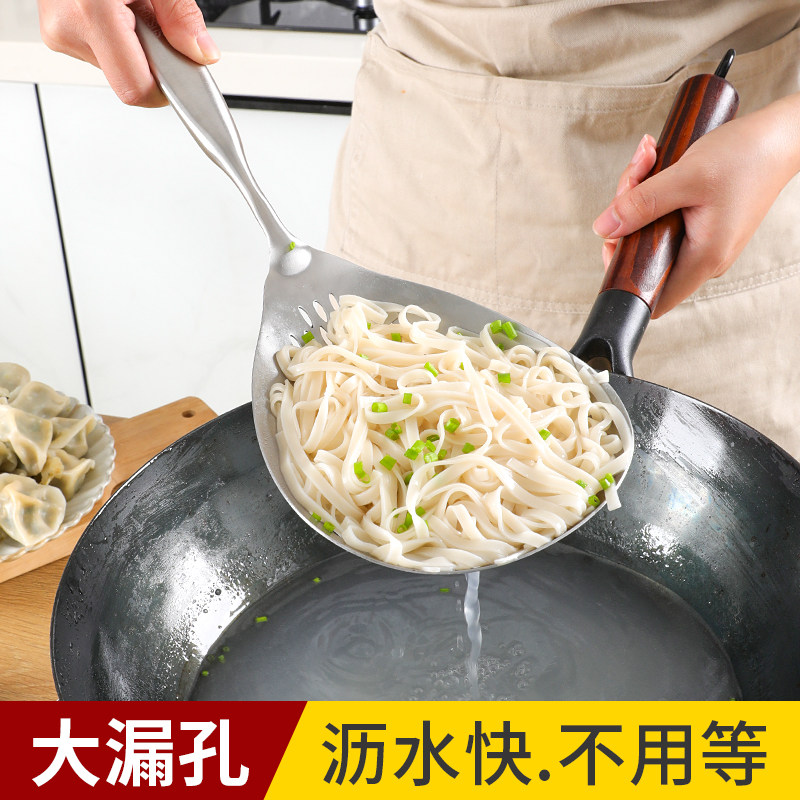 304不锈钢日式家用厨房漏勺网红大捞勺捞面饺子面条网勺沥水漏网,厨房/烹饪用具,漏勺/滤网勺,淘宝优惠券,粉丝福利购,淘宝优惠卷