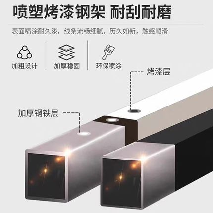 茶几客厅家用小户型方形阳台茶台桌简约现代轻轻奢北欧岩板茶几桌
