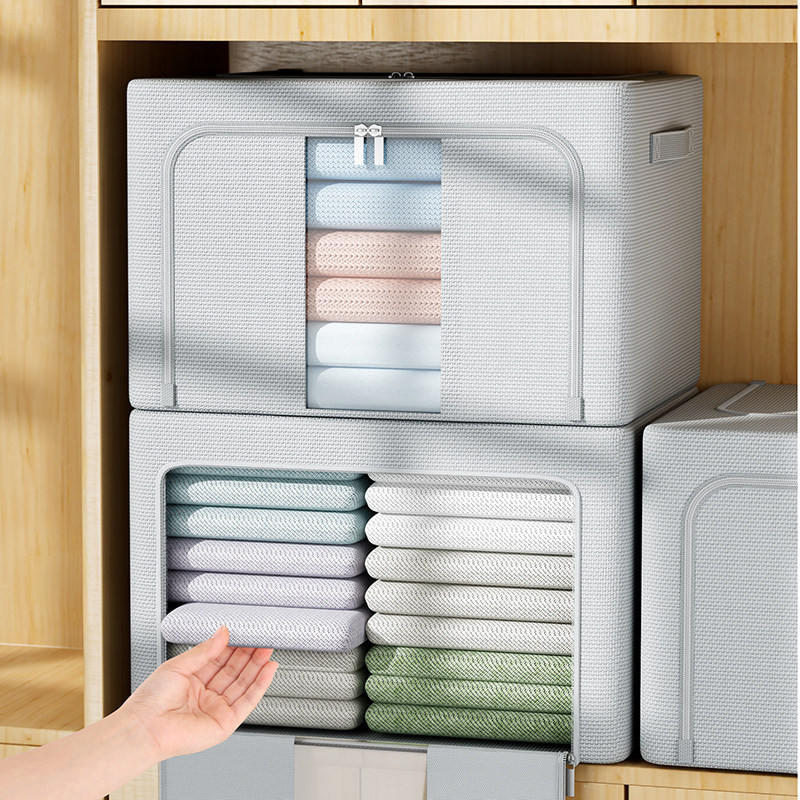 3个装 衣服收纳箱家用特大号牛津布衣物整理箱折叠箱子储物筐盒袋,收纳整理,收纳箱,淘宝优惠券,粉丝福利购,淘宝优惠卷