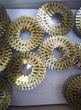 气动螺纹卷钉木托盘钉专用 卷钉枪专用圆钉木托盘钉子厂家直销