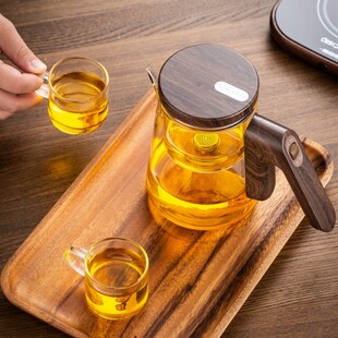 顶壶飘逸杯泡茶壶茶水分离懒人泡茶神器磁吸泡茶家用过滤冲茶茶具