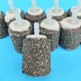 气饼沙头气泡石增氧泵气盘水产养殖砂盘软管打氧机粗砂曝气石砂头