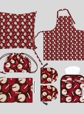 KBP Cranberry 手拿包 抱枕 红色 围裙 靠垫 餐垫 红莓风北欧家居