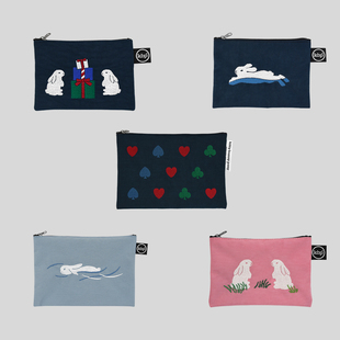 小兔子 手拿包 化妆包 KBP 化妆包袋 Field 可爱 粉色 Summer