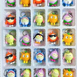 逗逗乐盲盒 +夜光蛋仔派对挂件40洞洞乐乐盲盒游戏公仔周边儿童礼