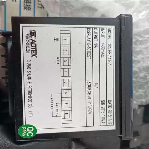 议价台湾ADTEK数显表CSN-PR-A4-N-A转速表速度表