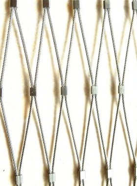 316卡扣不锈钢绳网304钢丝防坠网露台一楼M防高空抛物网防堕落物