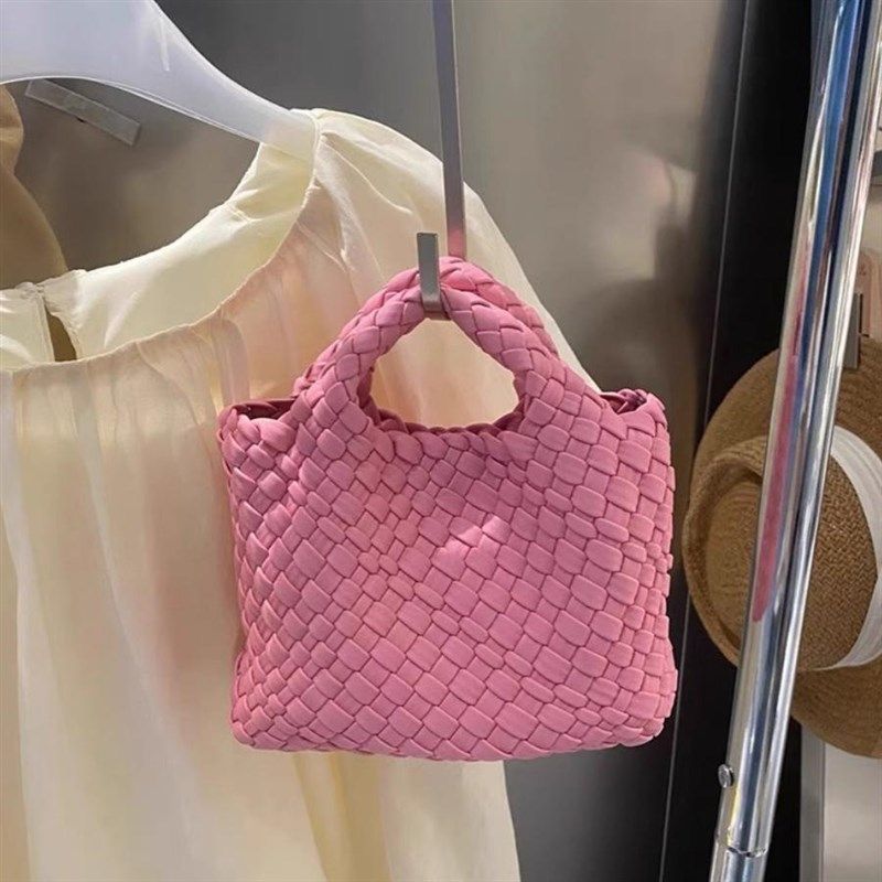 手工编织包迷你小包包时尚手提斜跨链G条包纯色简约百搭通勤高级,箱包皮具/热销女包/男包,手拿包,淘宝优惠券,粉丝福利购,淘宝优惠卷