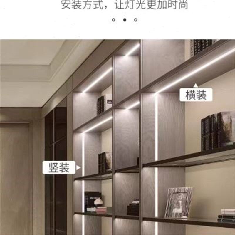 新款新酒柜灯带嵌入式衣柜餐边柜内嵌感应层N板灯橱柜暗藏灯条柜