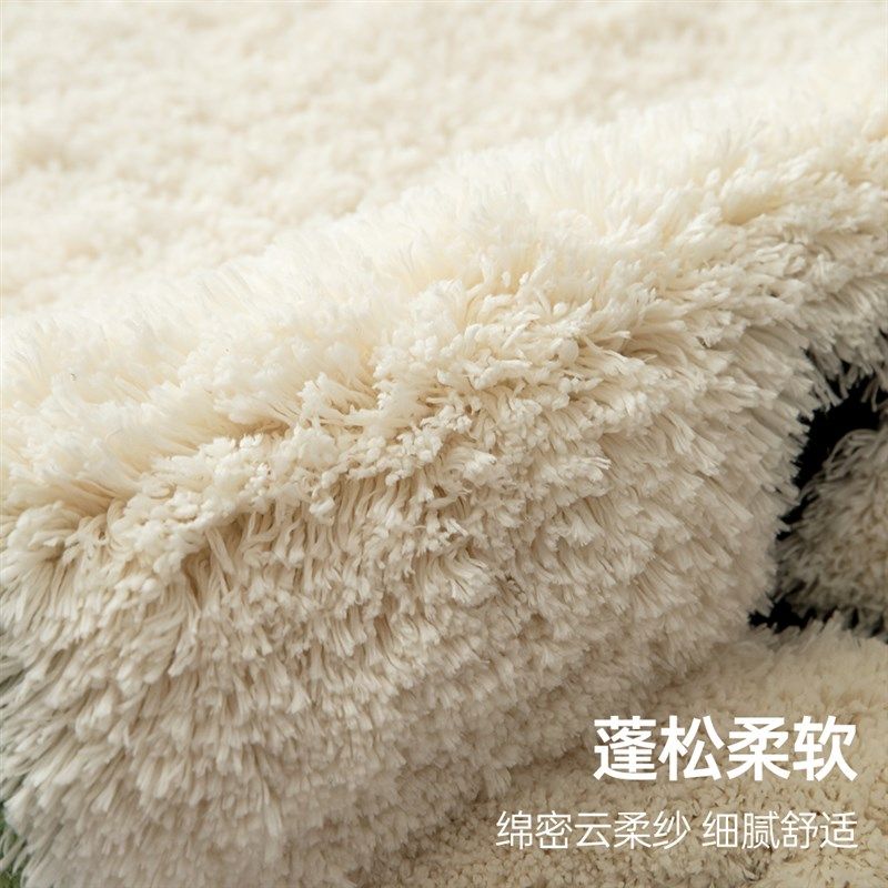 羊咩咩宠物卡通地毯儿童可爱卧室床边毯脚垫椅P子地垫毛绒加厚防