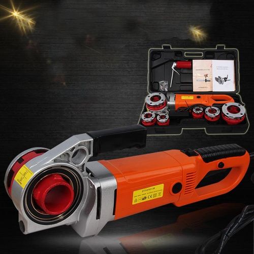 手持电动套丝机钢o管铰螺纹镀锌管套丝4分-2寸套丝机