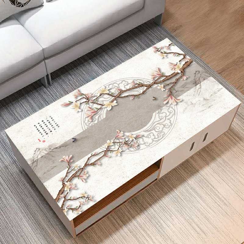 免洗pvc软玻璃水晶板餐桌茶几电视柜胶垫中式民族风办公学习桌垫,居家布艺,桌布,淘宝优惠券,粉丝福利购,淘宝优惠卷