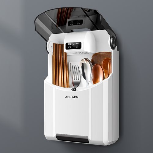 筷子消毒机d家用带盖防尘厨房防霉免打孔多功能沥水筷子筒筷子笼