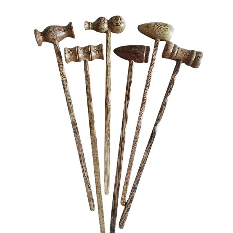 鸡翅木锤实木健身锤鸡翅木按捶敲打经络按器敲背按捶