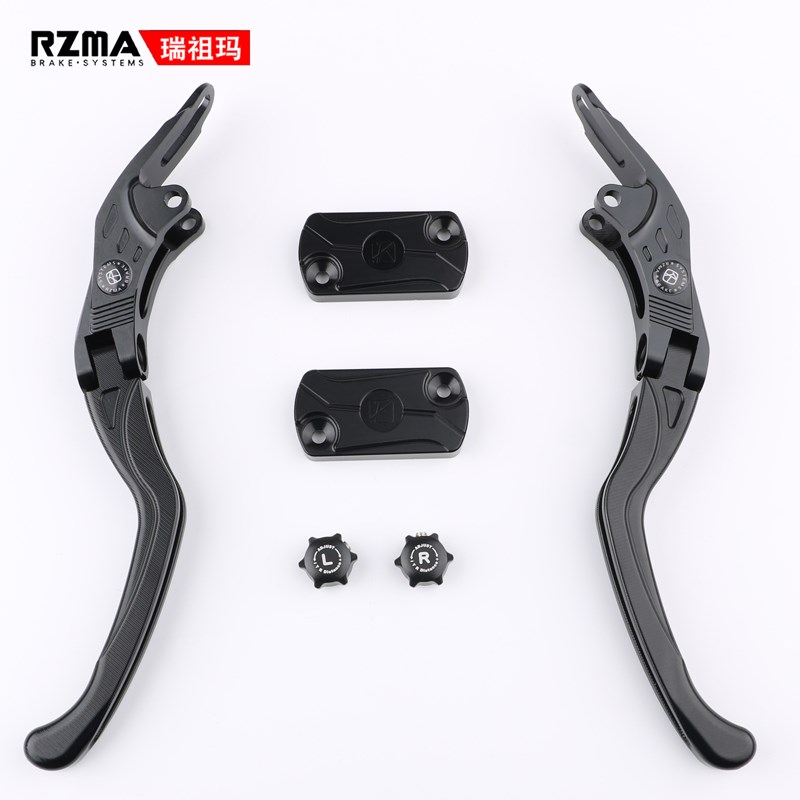 RZMA瑞祖玛适用GC02上泵改装牛角拉杆油壶盖可折叠直推式制动手把