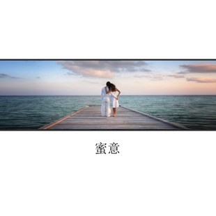 单幅装 饰画卧室床头画沙发背景墙画客厅挂画海景画酒店房间宾馆画