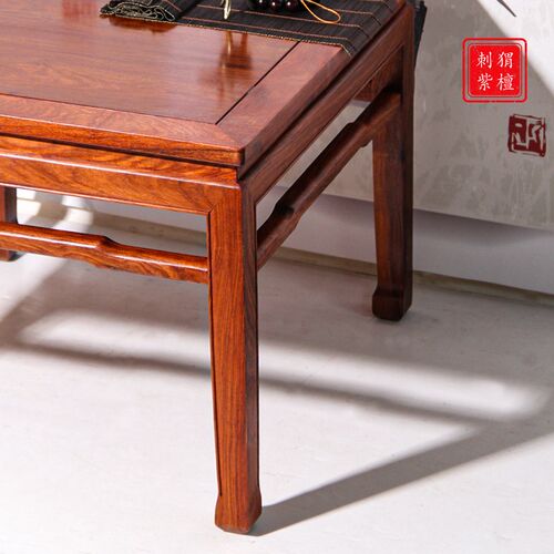 梨木餐桌椅实木红木小户型方桌明古典茶桌阳台休闲儿童学习桌