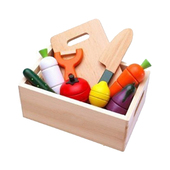 全磁性木制蔬菜水果切切乐儿童过家家早教认知益智幼儿园