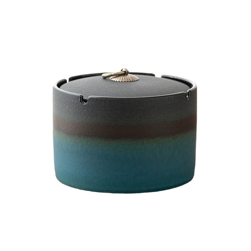 大码大号陶瓷烟灰缸家用客厅办公室茶几桌防风带盖防飞灰个性,家居饰品,装饰烟灰缸,淘宝优惠券,粉丝福利购,淘宝优惠卷