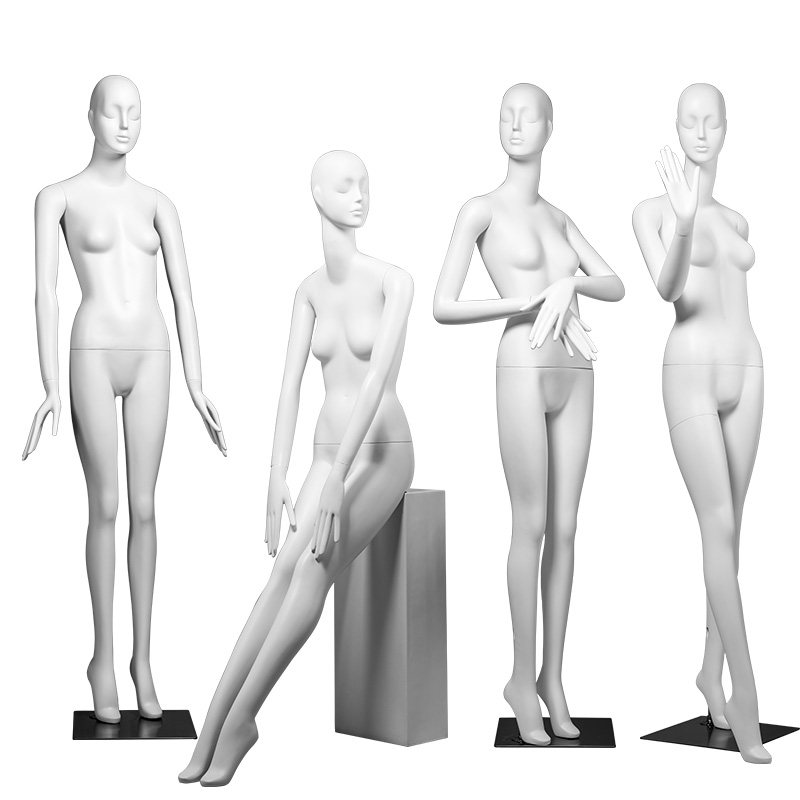 服店模特道具女全身橱婚纱仿真假台展示架钢模特