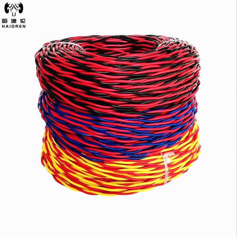 国标RV】纯紫铜国标软电线RV2* 绞电线2芯平方 100米