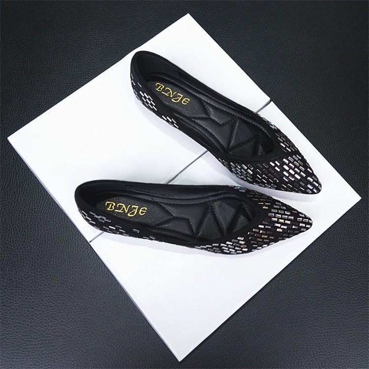 平底鞋女百搭2024p春季新款网红浅口尖头单鞋时尚瓢鞋软底豆豆鞋,女鞋,浅口单鞋,淘宝优惠券,粉丝福利购,淘宝优惠卷