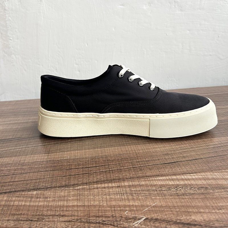 夏季黑色帆布鞋男韩版百搭t文艺休闲鞋透气滑板鞋厚底低帮布鞋单,流行男鞋,休闲板鞋,淘宝优惠券,粉丝福利购,淘宝优惠卷