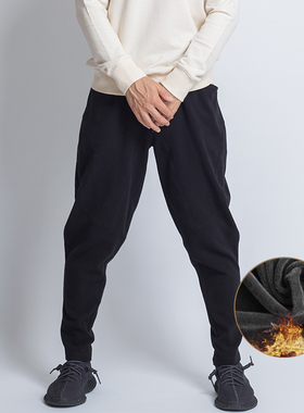 束脚运动裤男秋冬季新款宽松黑色锥形J裤男士休闲长裤潮流马裤