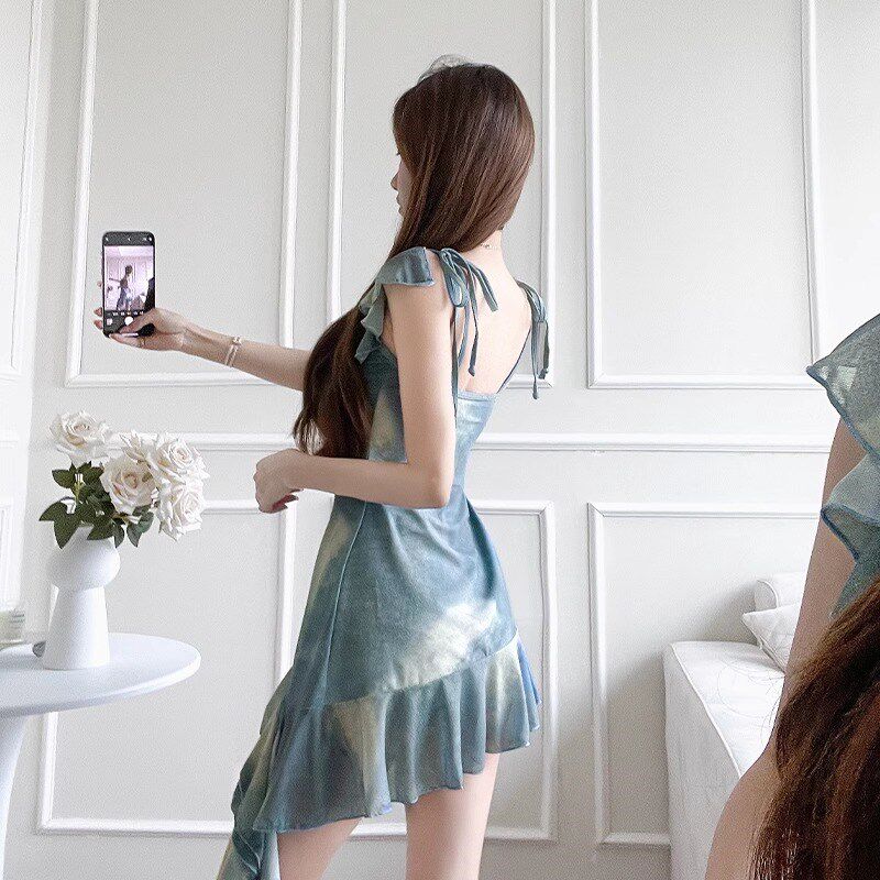 少女时间泡温泉绝美游泳q衣女款2025新款爆款高级感连体保守遮肉,运动/瑜伽/健身/球迷用品,连体泳衣,淘宝优惠券,粉丝福利购,淘宝优惠卷