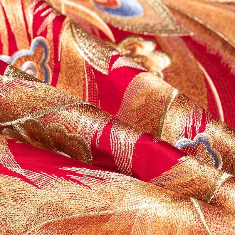 全棉长绒棉c婚庆四件套红色结婚婚嫁喜被龙凤刺绣新婚床品套件,床上用品,婚庆床品套件,淘宝优惠券,粉丝福利购,淘宝优惠卷