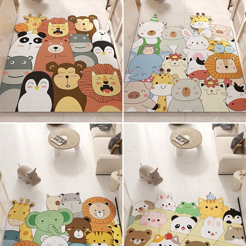 地垫入户a门脚垫新款免洗卡通丝圈进户门垫玄关进门门口可裁剪地,居家布艺,入户地垫,淘宝优惠券,粉丝福利购,淘宝优惠卷