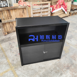 八棱柱咨询桌展会拆卸展桌参展展位前台接待桌铝合金型材桌子