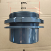 污水设备喷淋塔水箱出水口水池 插口外丝排污口