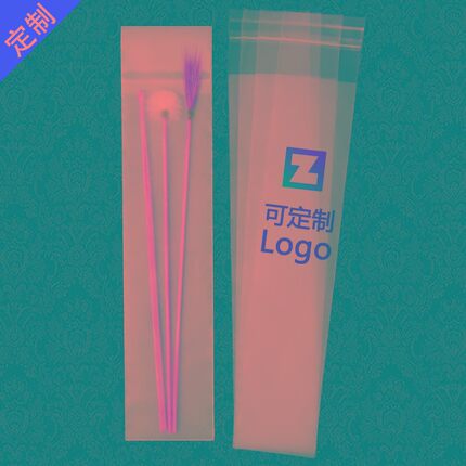 采耳工具包印刷图案次性耳勺马尾棒毛毛自封