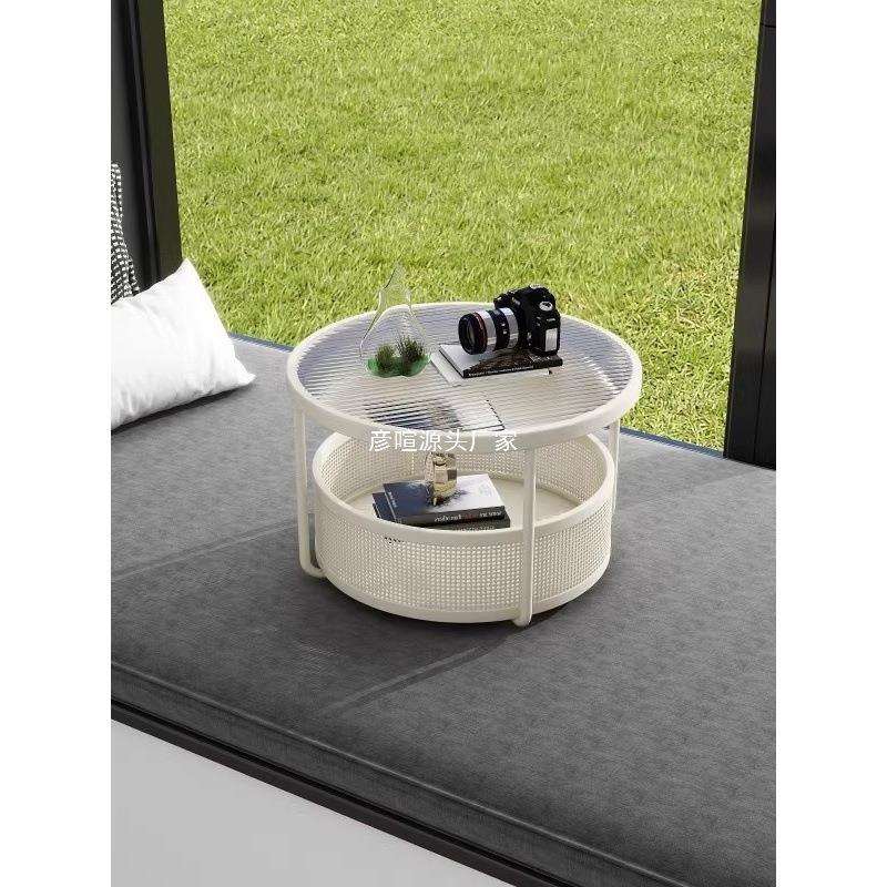 奶油风飘窗茶几小桌子榻榻米茶桌矮桌简约炕桌炕几卧室阳台飘窗桌