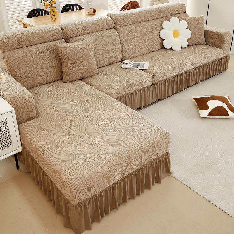 加厚沙发罩全包卍能套三座一贵妃防猫抓保护套弹力防滑感盖c^