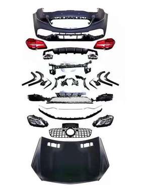 GLS款车身套件包围适用于奔驰GL级X164改装GLS63包围X166老改新