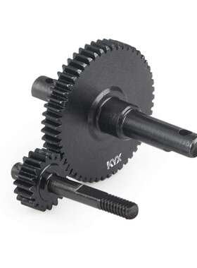 KYX模型车AxialSCX2451T/19T0.3模数强化钢波箱齿连轴一体
