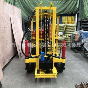 履带型柴油打井机大口径种植园钻井设备庭院打井机出口柴油打井机