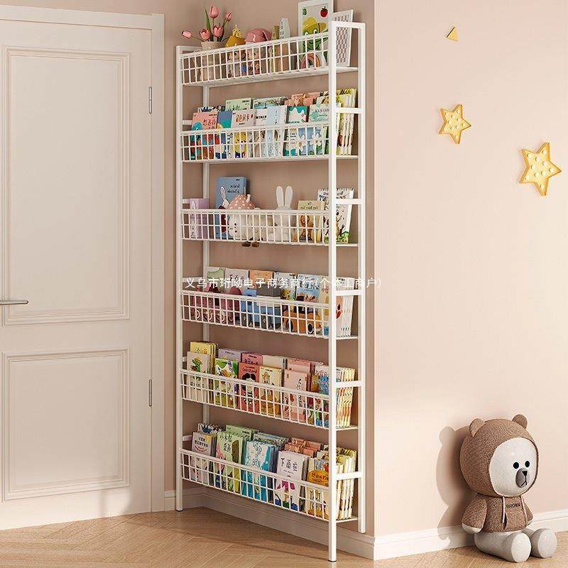 门后家用收纳柜置物架铁艺书架落地儿童简易极窄意式墙上壁挂,纺织面料/辅料/配套,纺织机械配件,淘宝优惠券,粉丝福利购,淘宝优惠卷