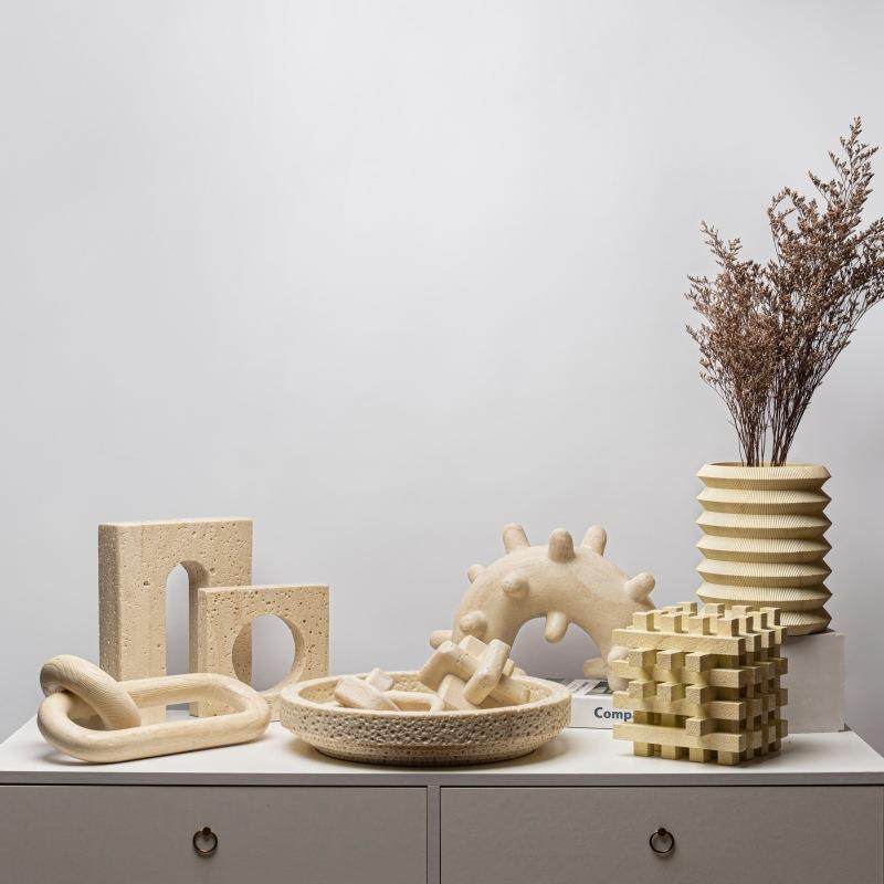 现代中式创意仿黄洞石纹树脂几何拱门摆件客厅茶几花瓶花器装饰品,机械设备,其他机械设备,淘宝优惠券,粉丝福利购,淘宝优惠卷