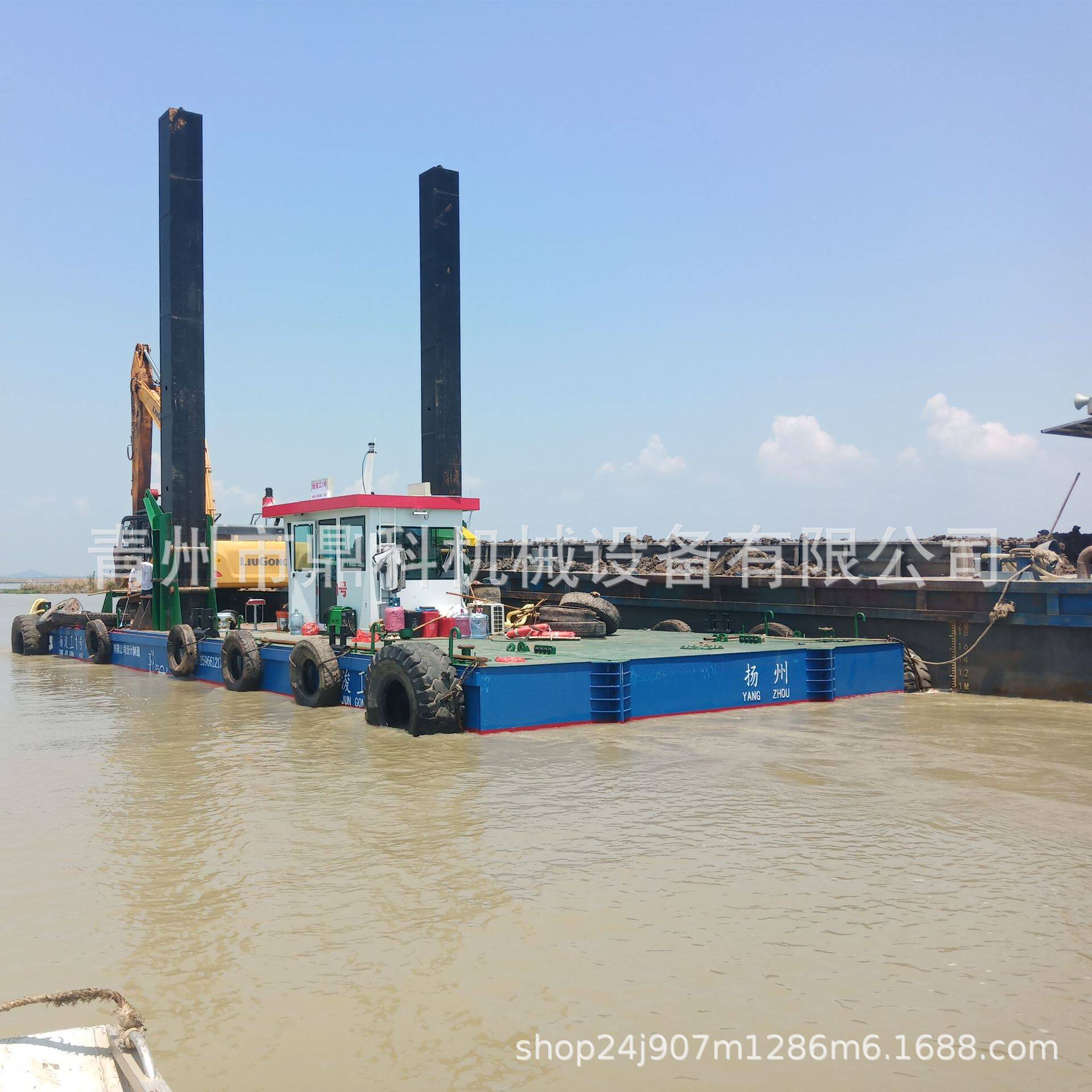 河道水库清淤疏浚船厂家供应中小型挖泥船等