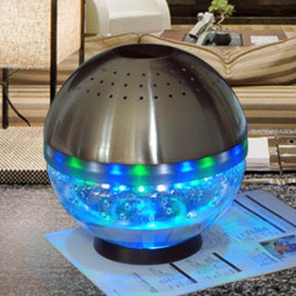 木纹空气水洗机家用净化器纯净型无雾加湿器铝合金材质上加水