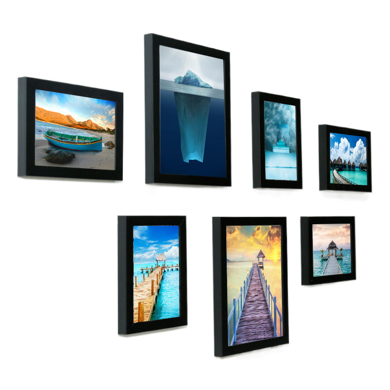 照片墙客厅墙面装饰走廊过道卧室相框免打孔挂墙相片墙9,家居饰品,相框/画框,淘宝优惠券,粉丝福利购,淘宝优惠卷