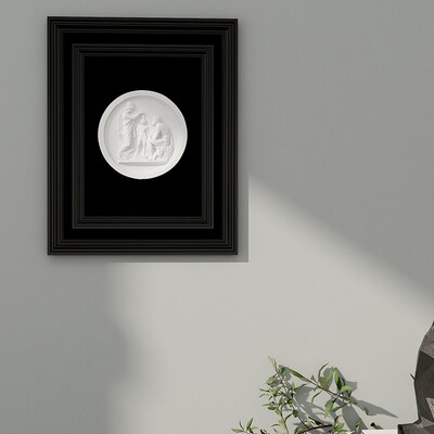 密涅瓦浮雕艺术立体画墙面装饰香薰石装饰画家居扩香