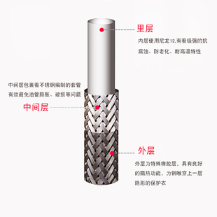 电动踏板摩车刹车油管前后碟刹制动管铝合金压钢喉管