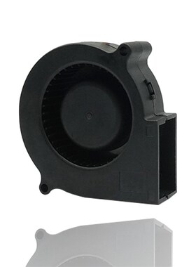 7525离心涡轮鼓风机直流 7.5CM/厘米12V24V75*25MM加湿器散热风扇