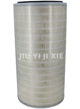 除尘滤芯P191194 白色阻燃除尘滤筒 24平方 圆筒双通工业除尘激光