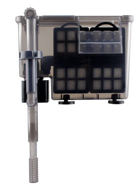 鱼缸壁挂过滤器瀑布式小型静音净水外置上滤三合一水泵上置循环泵