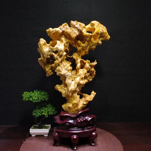 纯天然奇石太湖石原石自然石家居摆件装饰玄关博古架传统美石